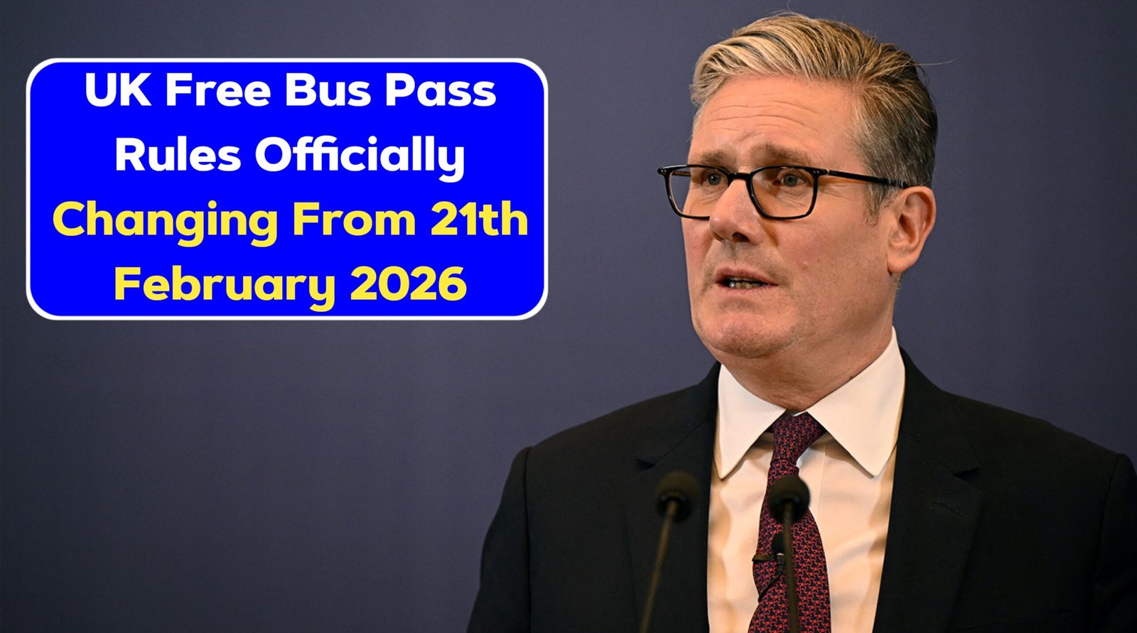 UK Free Bus Pass Rules Officially Changing From 21th February 2026